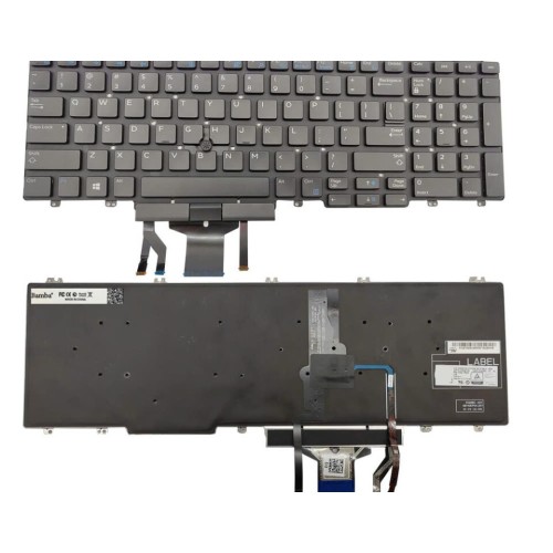 Bàn phím Tốt dùng cho Dell Precision 5540,7530,7540,7730,7740,P74F  (Có Đèn)